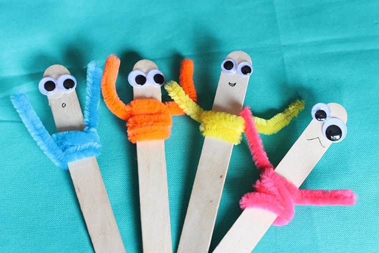 Pipe Cleaner Craft: Popsicle Pals | Thriving Home