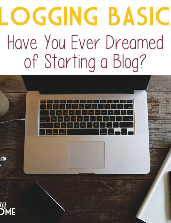 Blogging Basics: A week-long series to inspire and equip moms to start a blog for profit.