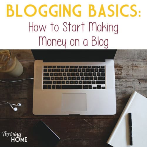 How to start making money on a blog