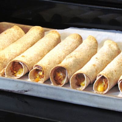Slow Cooker Chicken and Cheese Taquitos are super easy and a kid favorite!