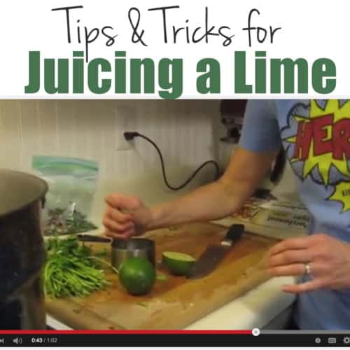 How to juice a lime
