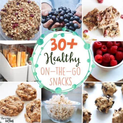 Kids and adults alike love these 30+ healthy on-the-go snacks.