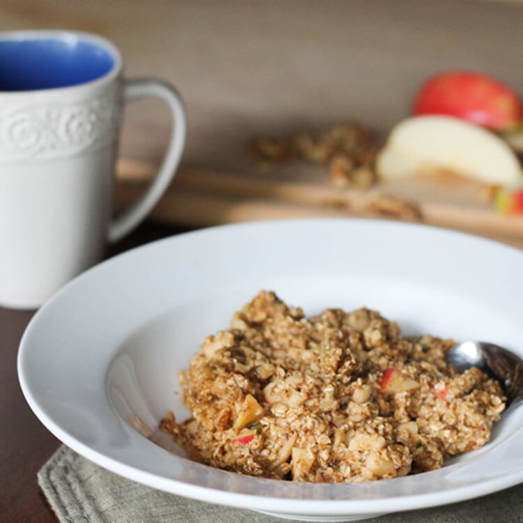 Apple Cinnamon Baked Oatmeal is hearty, healthy, delicious, and fairly adaptable to whatever ingredients you have on hand. Plus, leftovers keep well in the fridge for several days. Serve it up as a tasty start to your day or as a “breakfast-for-dinner”, along with bacon and a fruit salad.