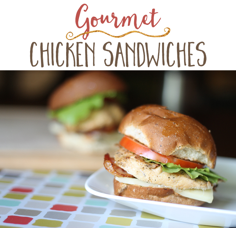 Gourmet Chicken Sandwiches {Freezer Meal} | Thriving Home