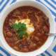 Slow Cooker Steak Chili is a super easy dump and go meal but is full of Tex-mex flavor! Delish! #freezermeal #realfood