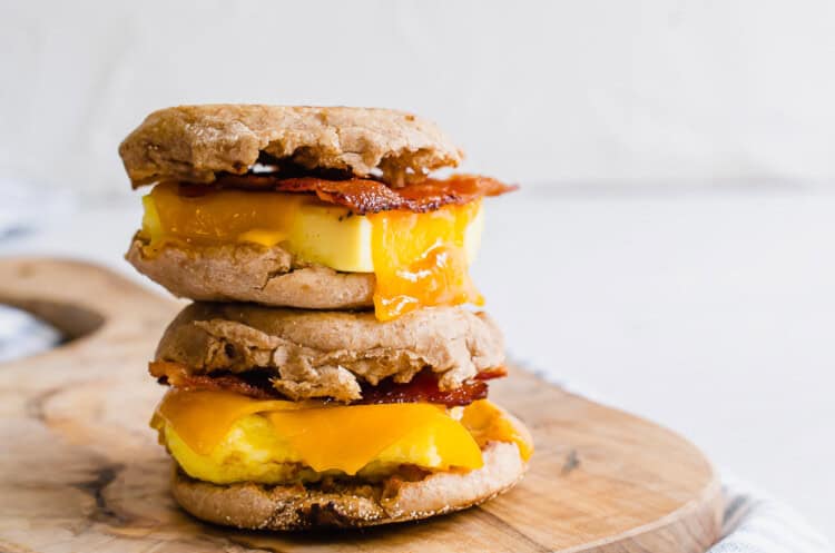 Frozen Breakfast Sandwiches - Thriving Home