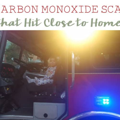 A carbon monoxide scare that hit a little too close to home.