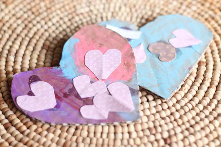 Cardboard Cookies–An Easy Valentine's Day Craft for Kids | Thriving Home