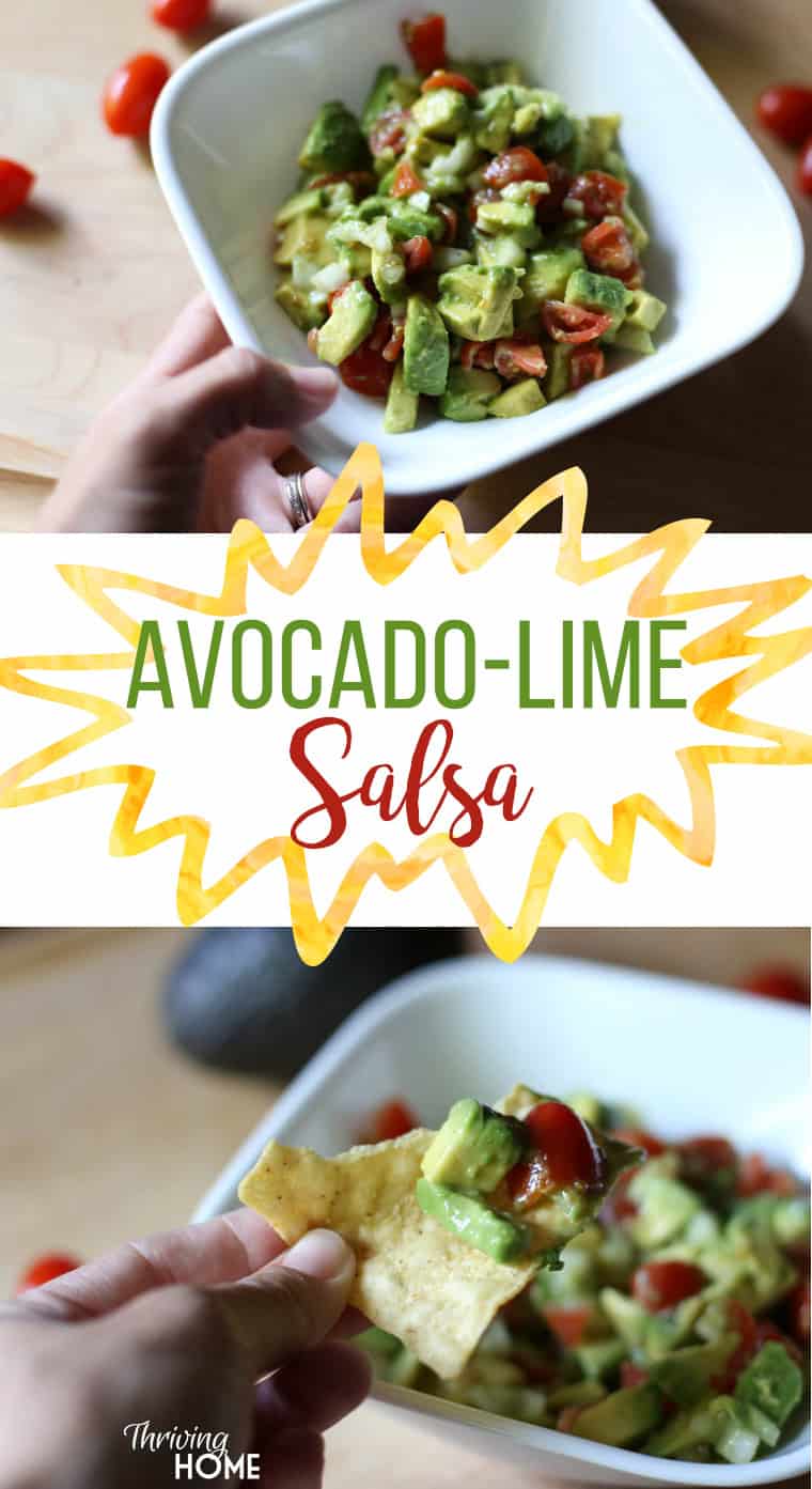 Avocado Lime Salsa Recipe Thriving Home