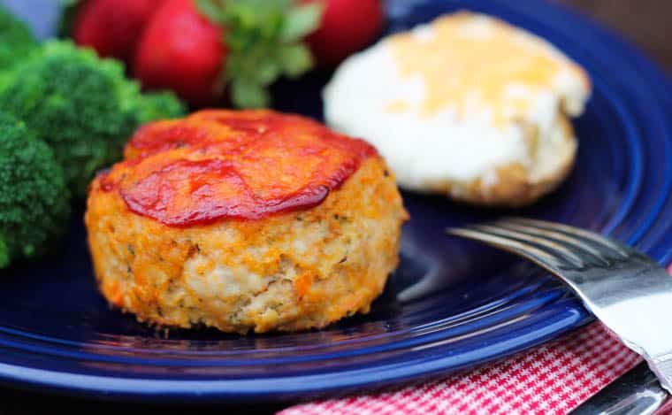 These Mini Turkey and Veggie Meatloaves are a kid-favorite and a great way to sneak in extra nutrition!