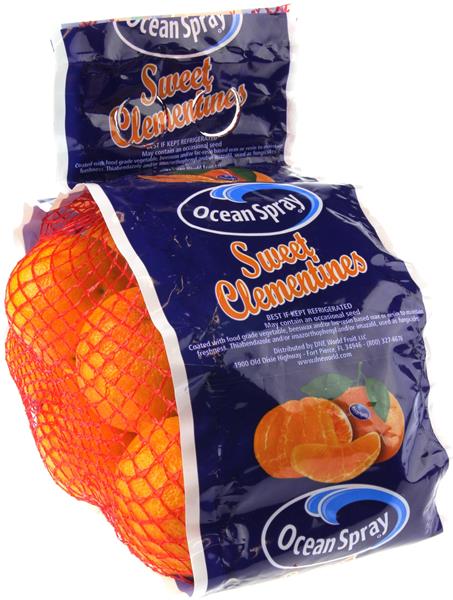 A bag of clementines
