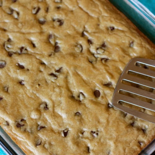 Imagine a cross between brownies and chocolate chip cookies. With basic ingredients in any pantry and a recipe that's easy enough for kids to make, Chocolate Chip Blondies make the perfect afternoon snack to enjoy and then share with others.