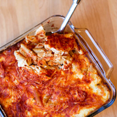 4 Cheese Baked Penne Pasta - Thriving Home