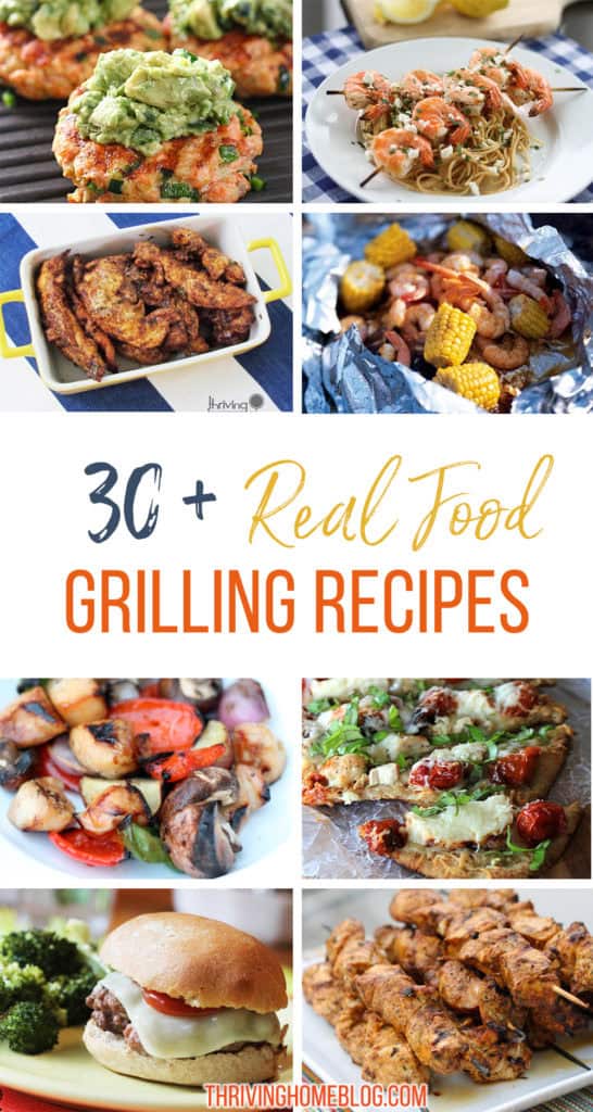 A great round up of real food grilling recipe ideas. Lots of freezer-friendly dinners, too. 