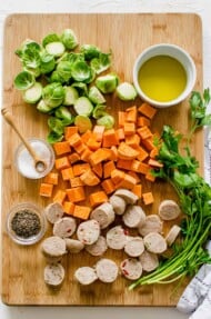 Sheet Pan Sausage And Veggies {30 Minute Meal} - Thriving Home