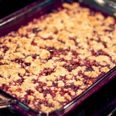 The Very Berry Crumble lets your summer berries shine, while adding a little crispy, sweet topping that pairs perfectly with some vanilla ice cream.
