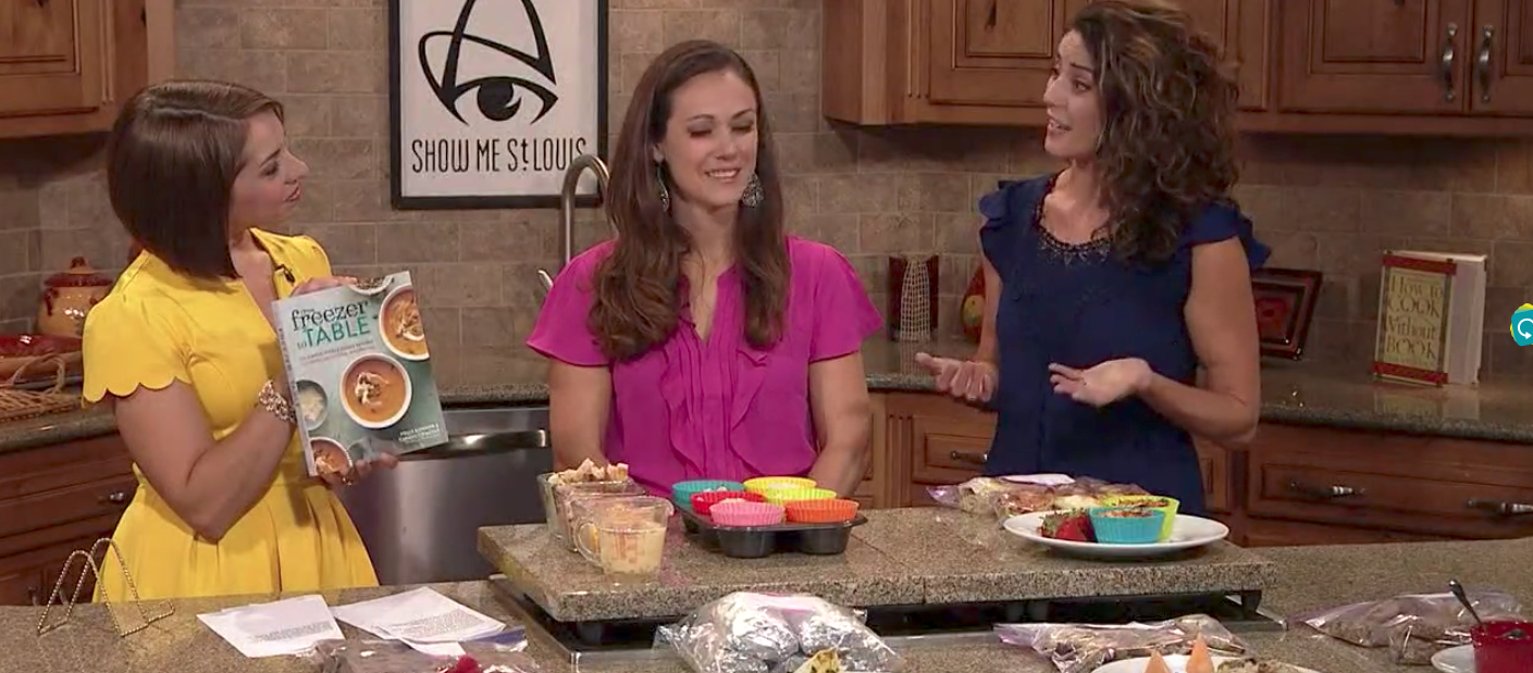 Polly Conner and Rachel Tiemeyer on Show Me St. Louis morning show.