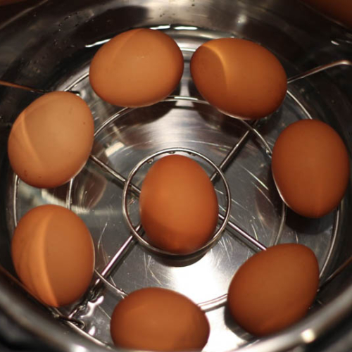 It's like magic! These Instant Pot Hard Boiled Eggs really are cooked perfectly and peel easily. I can't believe it!