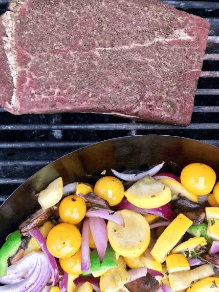 Flank Steak with Chimichurri Sauce: A paleo-friendly recipe from From Freezer to Table Cookbook. Order a copy today at FromFreezerToTable.com.