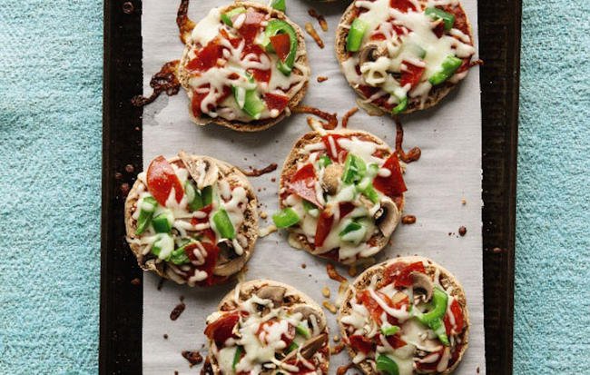 English Muffin Pizzas from "From Freezer to Table" Cookbook (copyrighted)