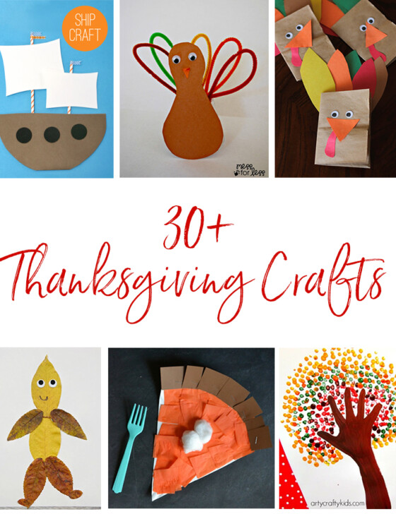 30+ Easy Thanksgiving Craft Ideas