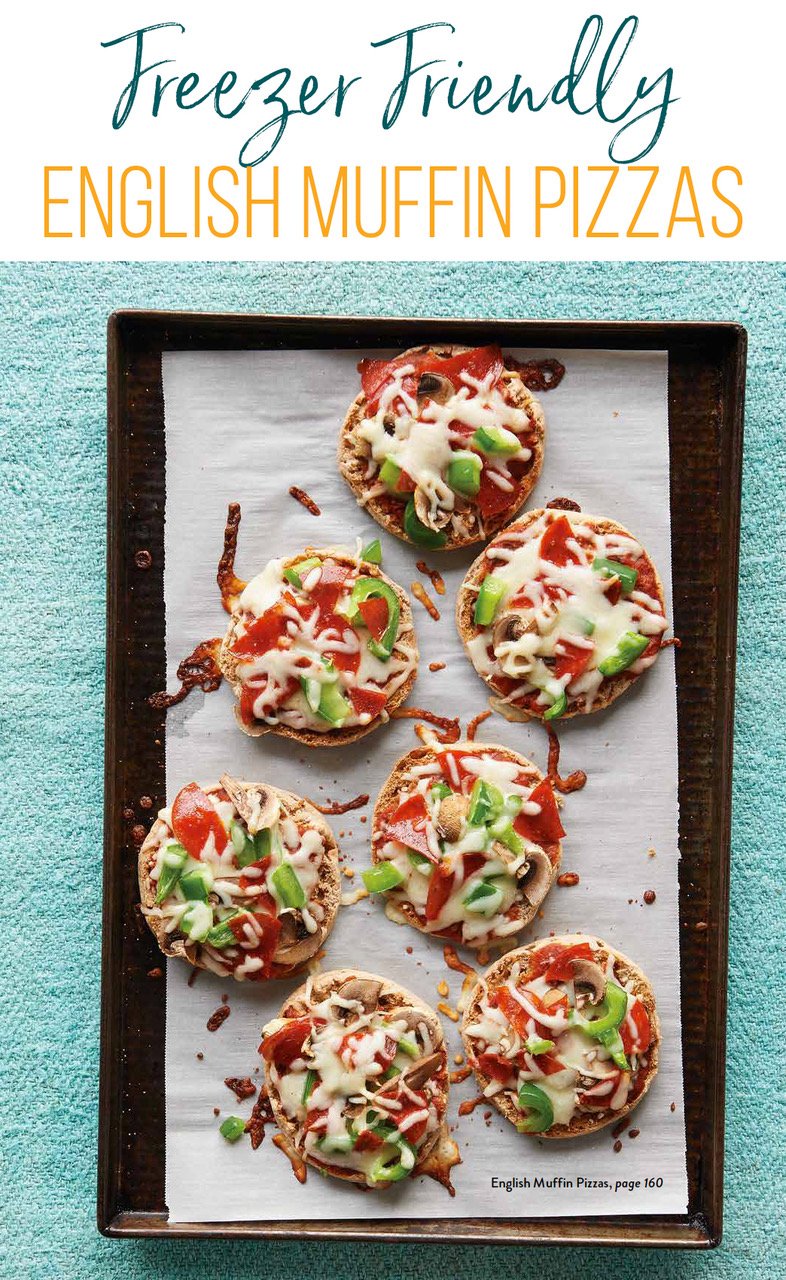 English Muffin Pizzas are easy, kid-friendly, and freezable. 