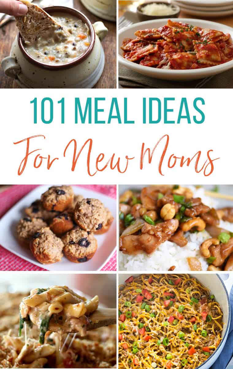 101 Meal ideas for new moms | Thriving Home