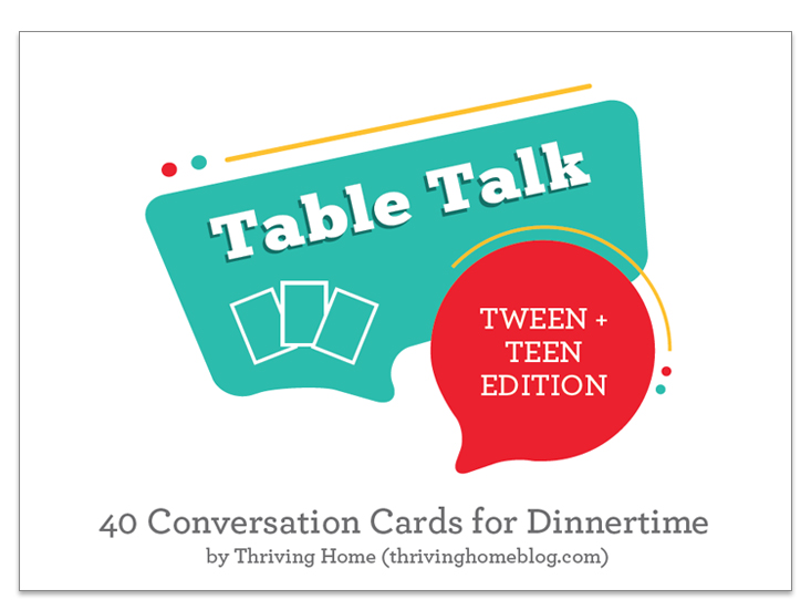 Table Talk Tween & Teen Edition Logo.