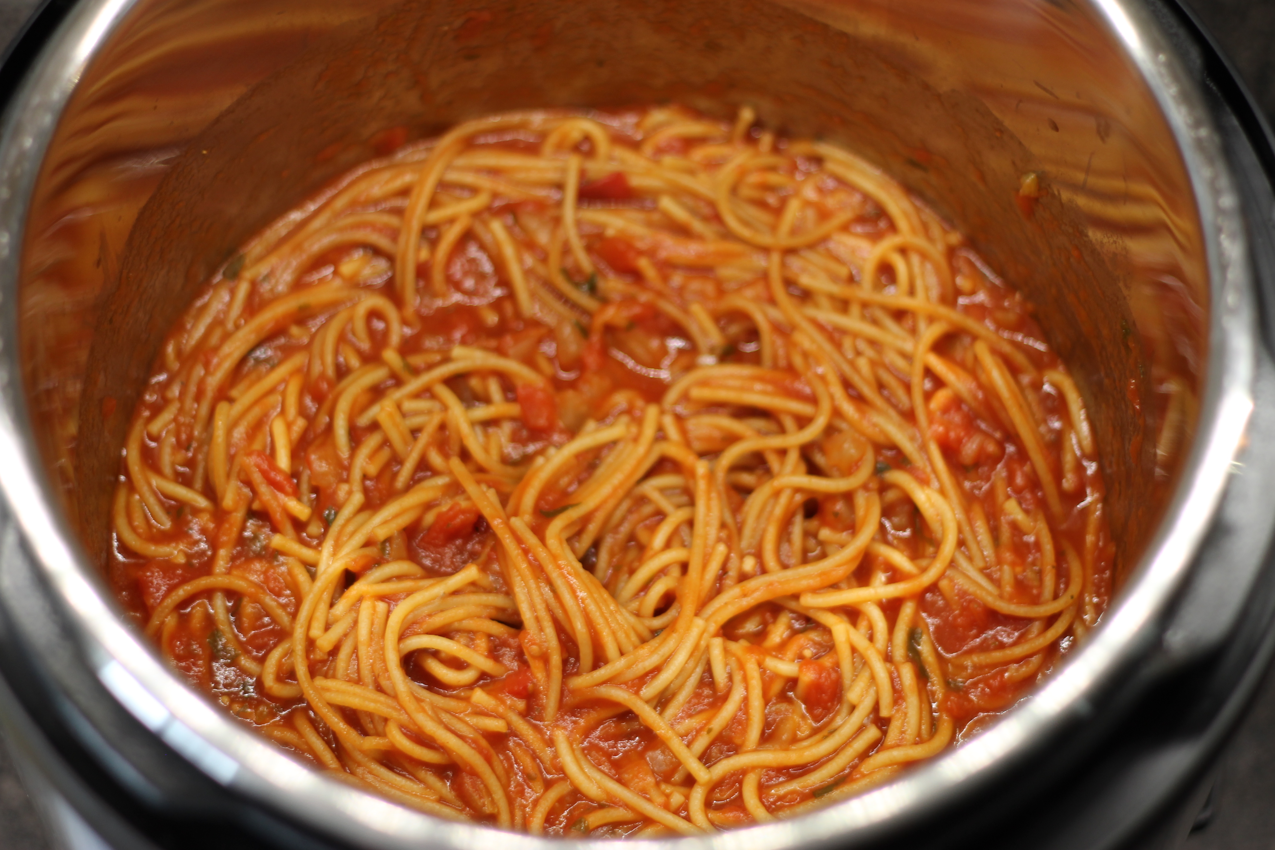 Whole wheat instant pot spaghetti