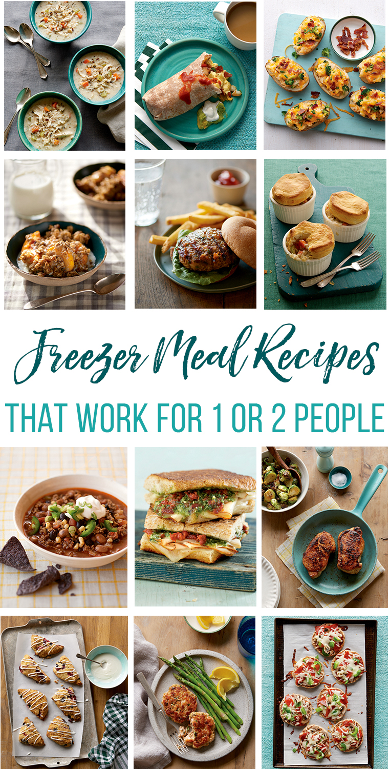 Freezer Meal Ideas for 1 or 2 people