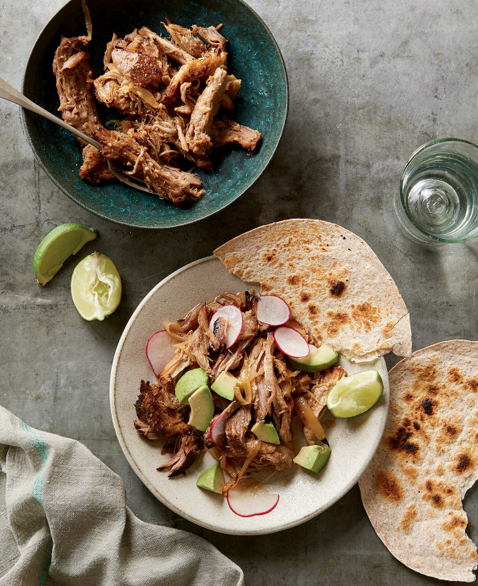 Freezer meals for one or two people: Carnitas