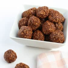 No Bake Chocolate Oatmeal Energy Bites (Gluten-Free, Dairy-Free)-image