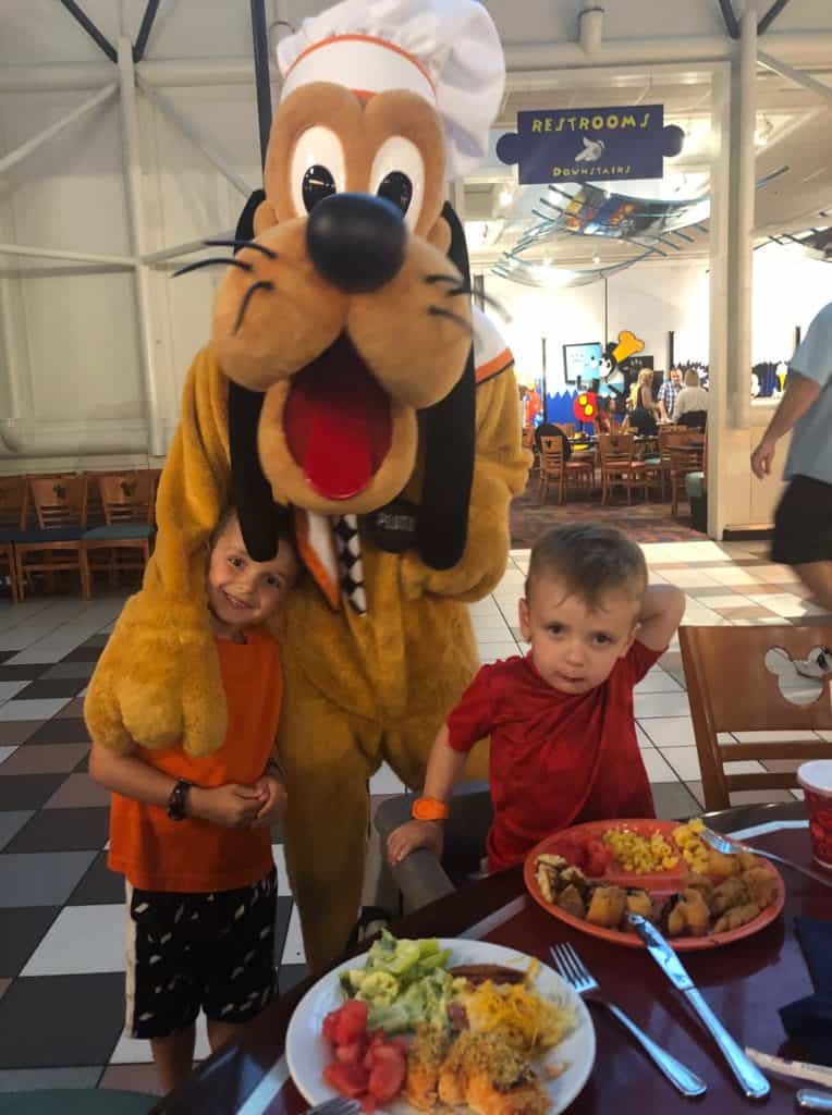 Pluto at Disney World