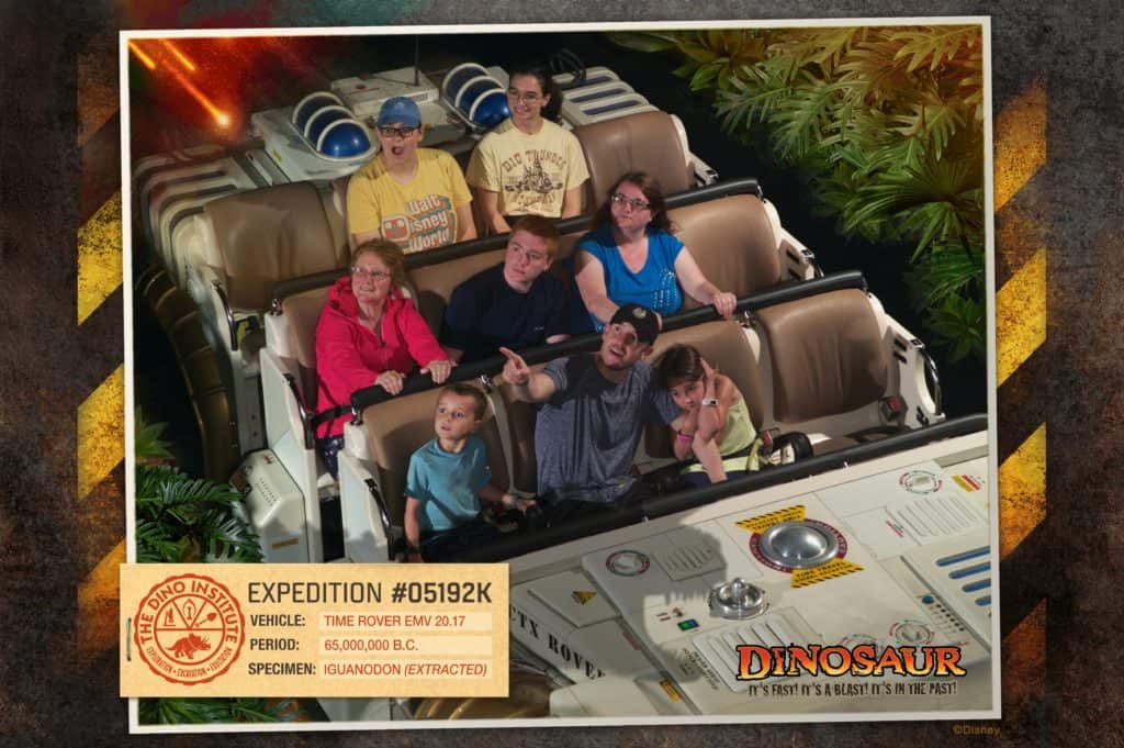 Dinosaur ride at Disney World