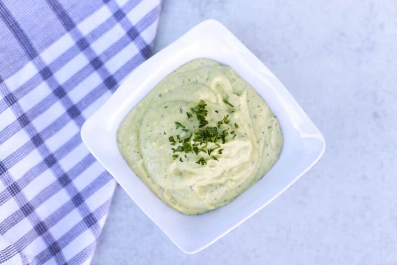 Cilantro Lime Aioli - Thriving Home