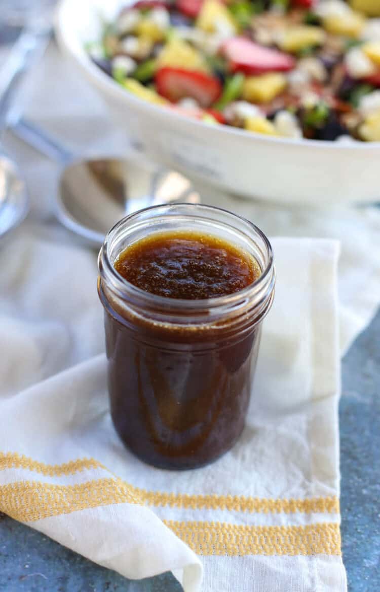 Honey Balsamic Dressing {3 Ingredients!} - Thriving Home