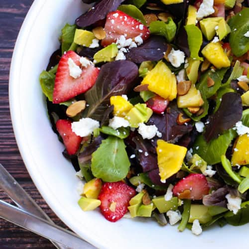 Strawberry Avocado Salad - Thriving Home