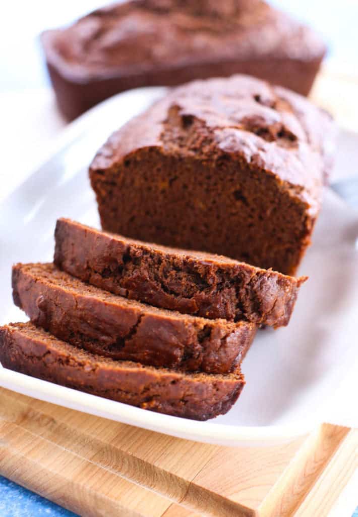 chocolate sweet potato banana bread