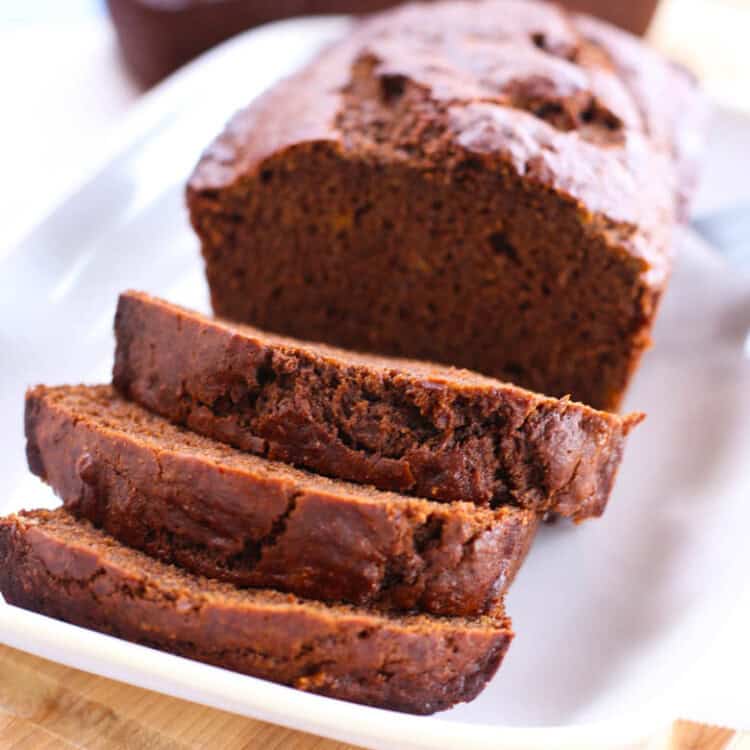 chocolate sweet potato banana bread
