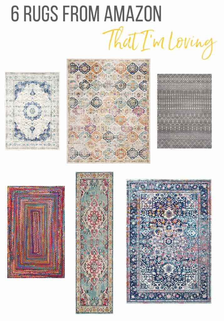 6 Amazon rugs