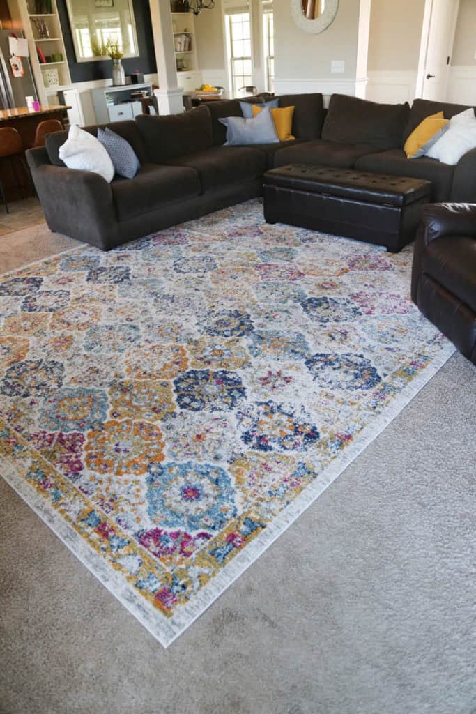 Living space rug