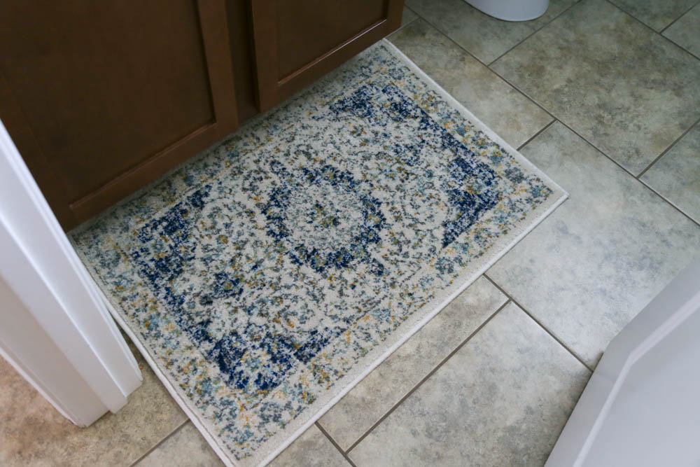 Bathroom rug from Amazon