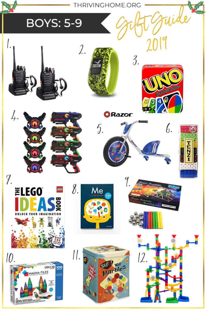 Gift Guide: Boys Ages 5-9 - Thriving Home