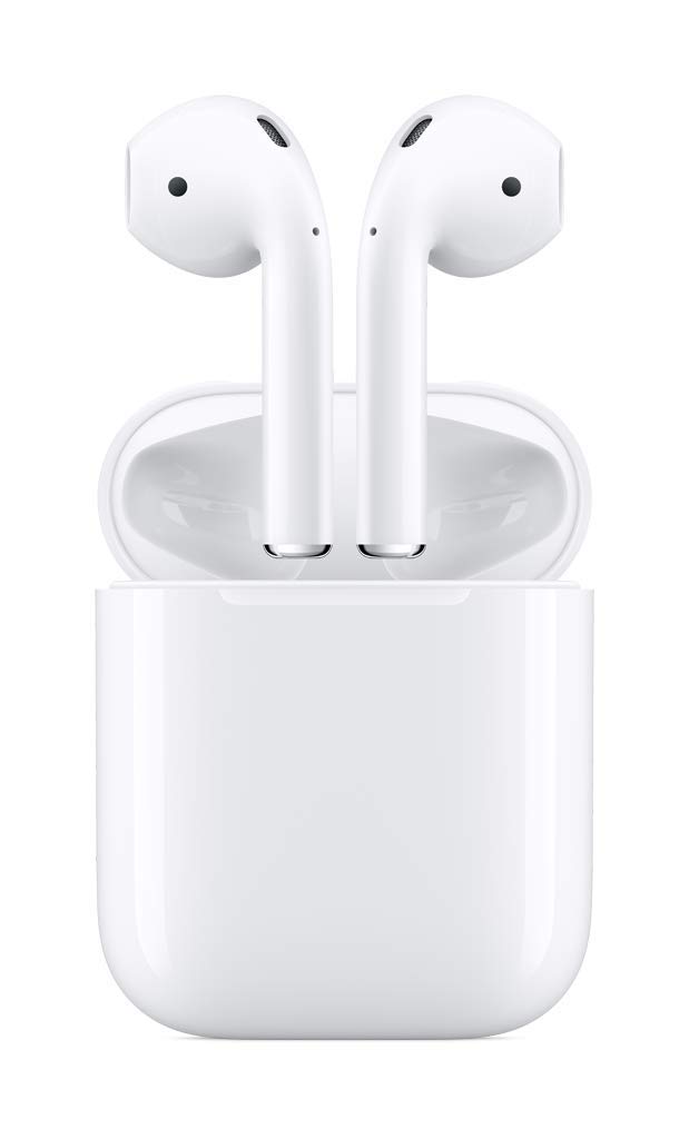 White airpods and case.