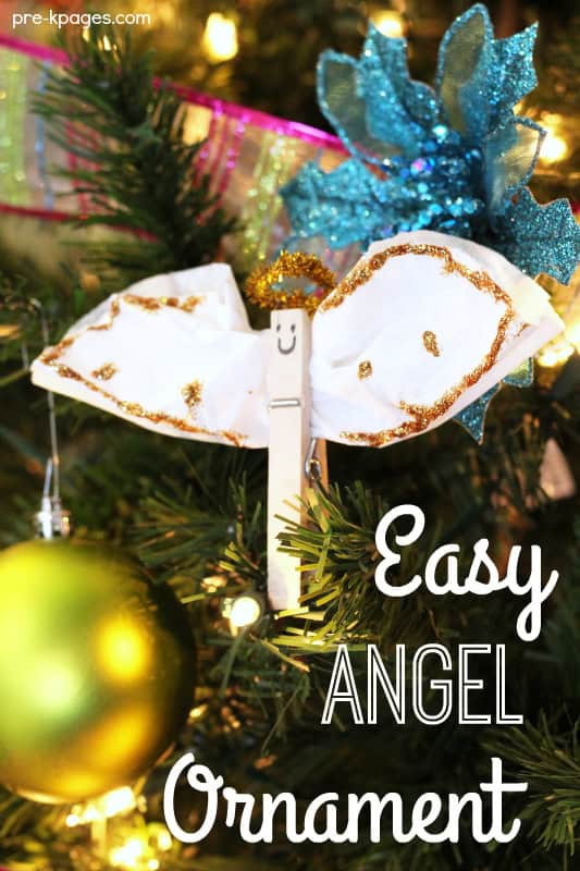 Christmas Crafts for Kids: Easy Angel Wings