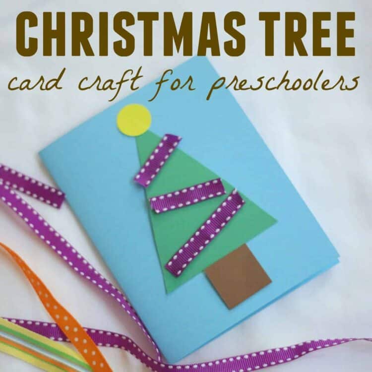 christmas card craft for toddlers
