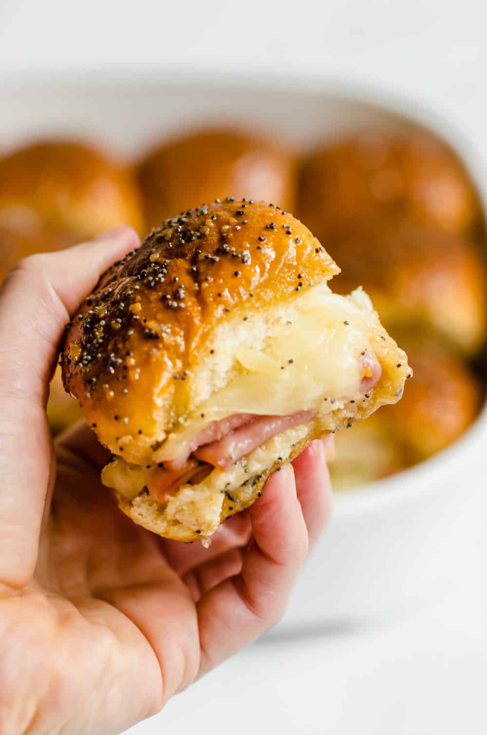 Hot Ham and Cheese Sliders - Belly Full