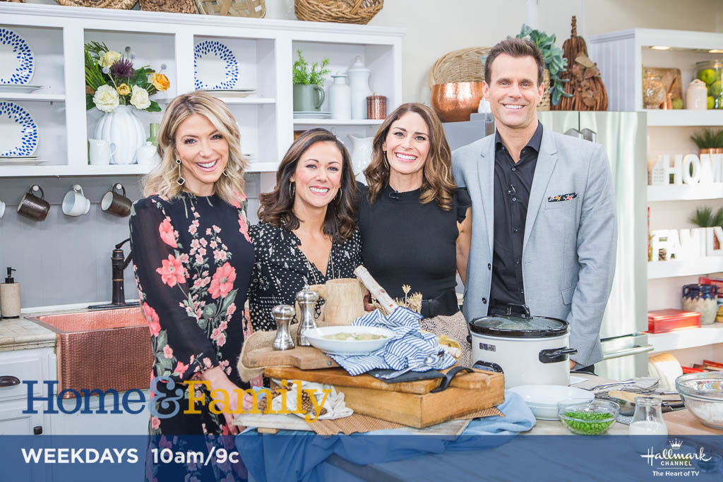 Rachel Tiemeyer and Polly Conner, founders of Thriving Home, on the Hallmark Channel.