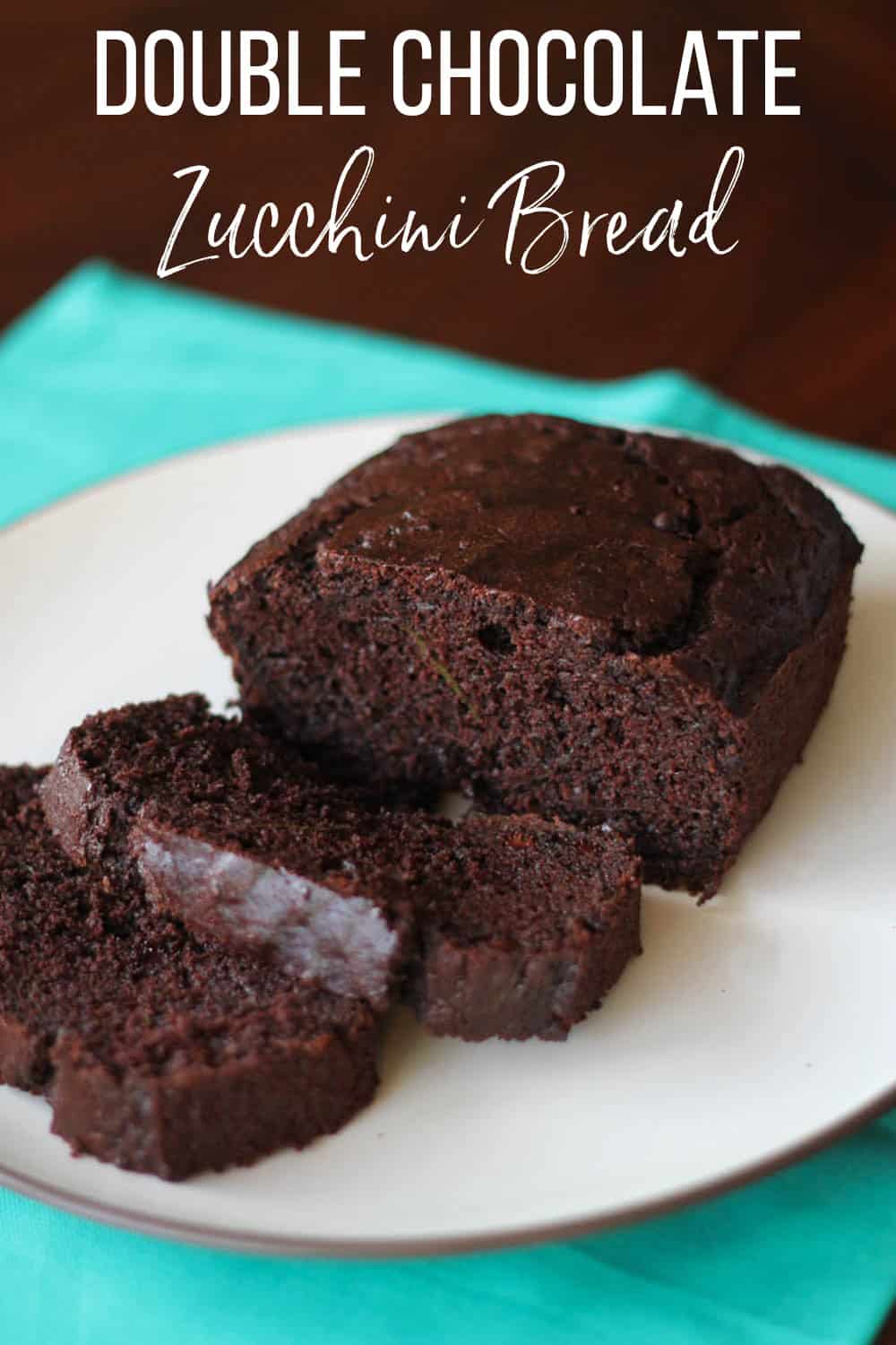 Easy Double Chocolate Zucchini Bread {Freezer Friendly!}