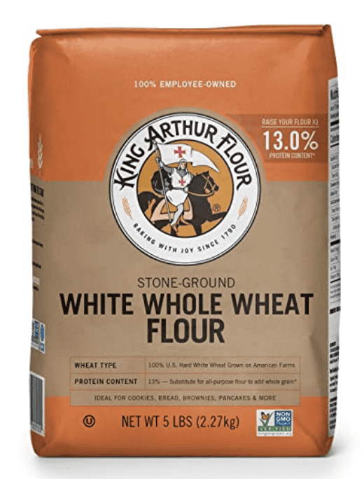 Stock photo of King Arthur White Whole Wheat Flour.